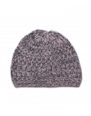 Cappello cashmere a coste