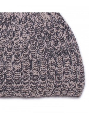 Cappello cashmere a coste