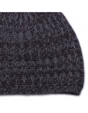 Cappello cashmere a coste