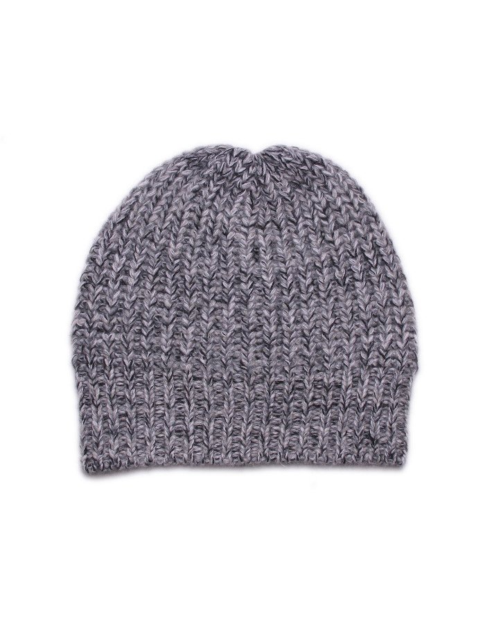 Cappello cashmere a coste