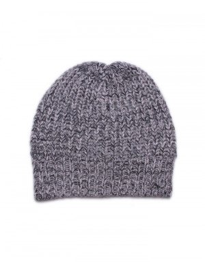 Cappello cashmere a coste