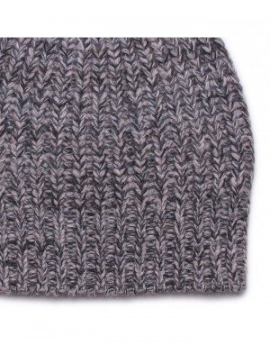 Cappello cashmere a coste