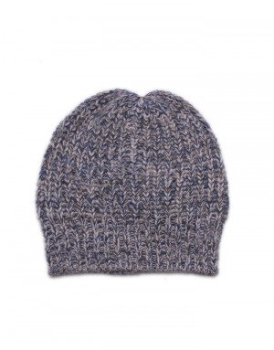 Cappello cashmere a coste