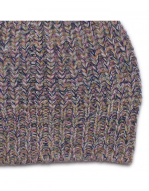 Cappello cashmere a coste