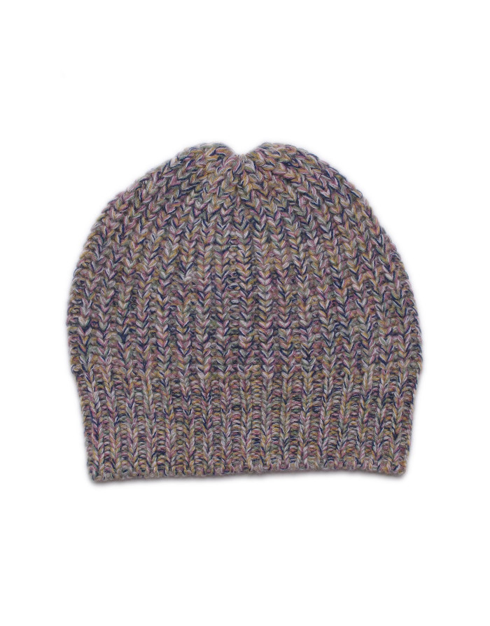 Cappello cashmere a coste