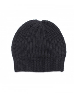 Cappello cashmere a coste