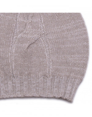 Cappello cashmere e lurex