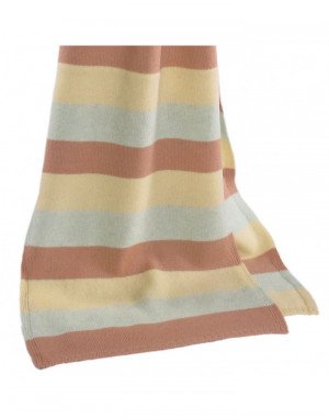 Sciarpa cashmere a righe 