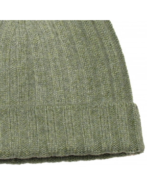 Cappello cashmere a coste