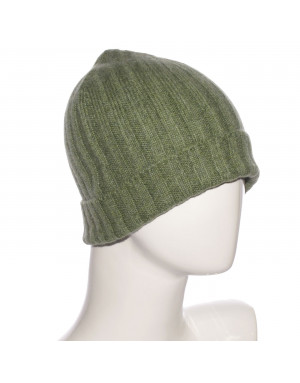 Cappello cashmere a coste