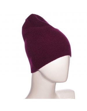 Cappello cashmere a coste