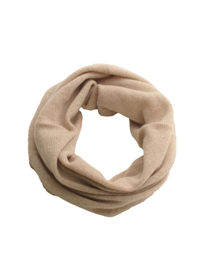 Maglia lupetto zip a righe di cashmere e lana