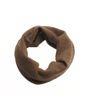 Scaldacollo sciarpa cashmere uomo donna marrone