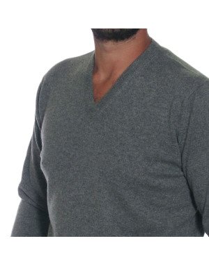 Maglia con scollo a V cashmere