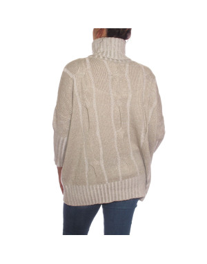 Maxipull cashmere lana e lurex