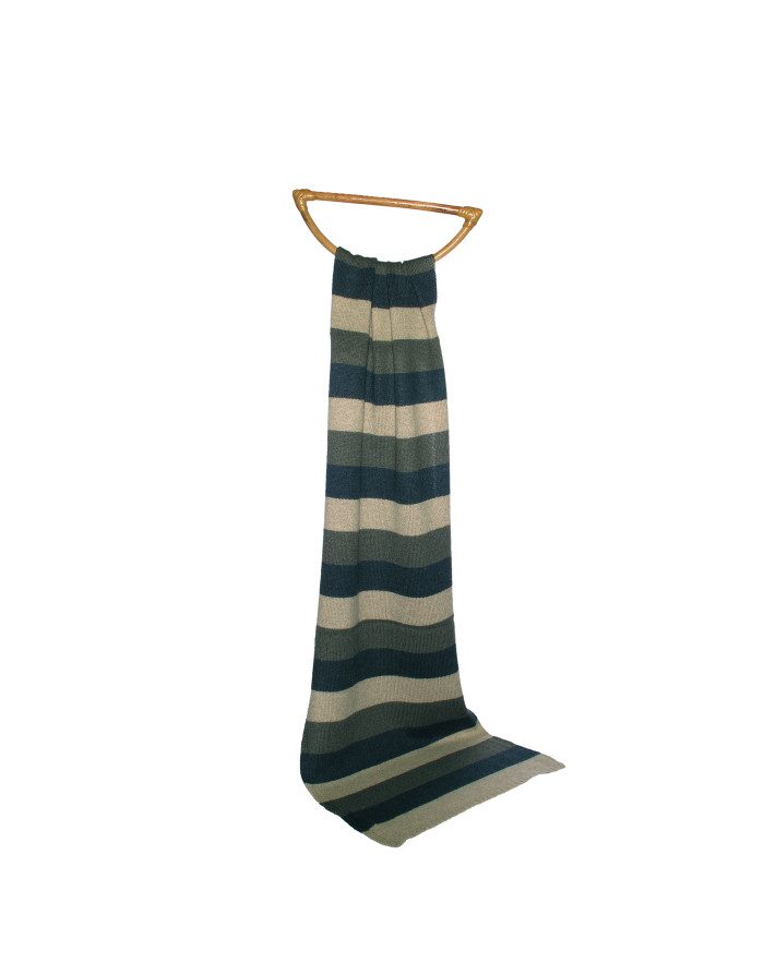 Sciarpa cashmere a righe