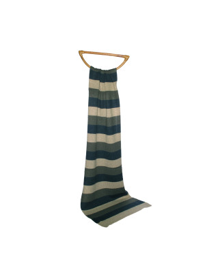 Sciarpa cashmere a righe