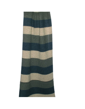 Sciarpa cashmere a righe