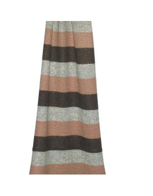 Sciarpa cashmere a righe