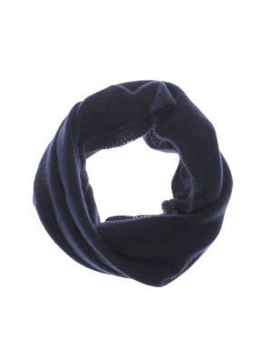 Scaldacollo sciarpa cashmere blu