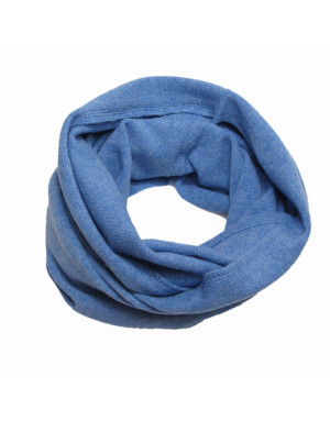 Scaldacollo sciarpa cashmere azzurro