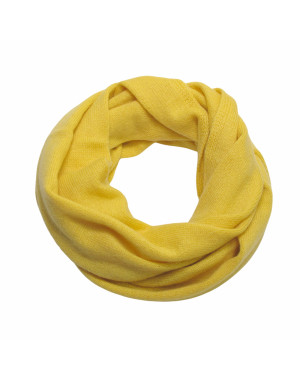 Scaldacollo sciarpa cashmere giallo