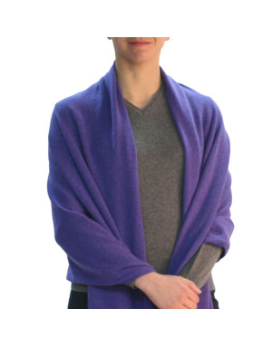 Stola cashmere rasata
