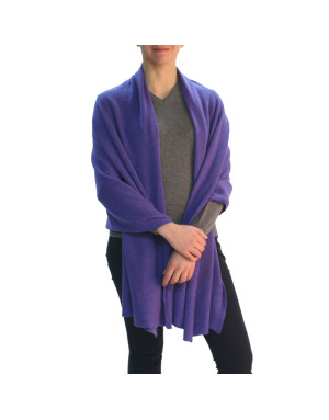 Stola puro cashmere viola. Stola cashmere outlet